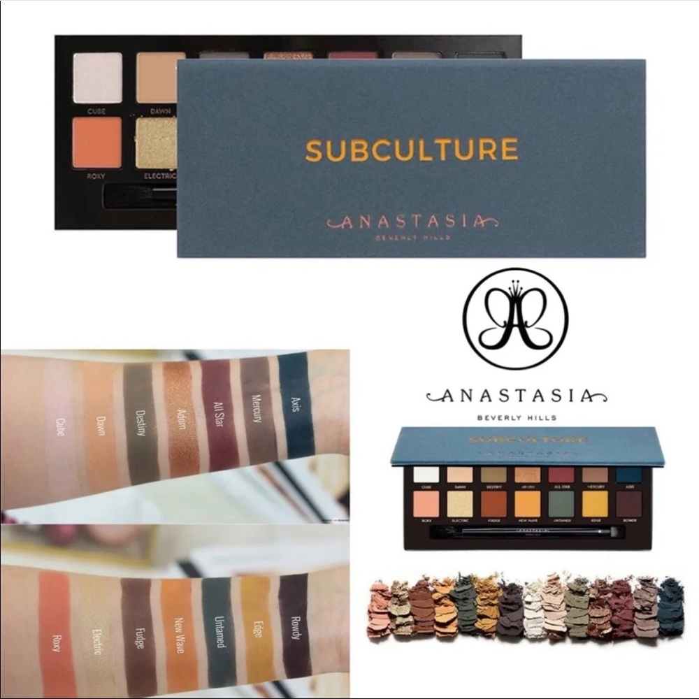 NEW ABH SUBCULTURE PALETTE WITH 14 SHADES & BRUSH